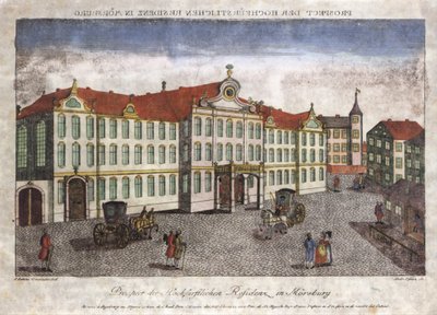 Prospect of the High Princely Residence in Mörsburg by Unbekannt Unbekannt